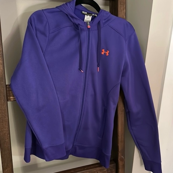 Under Armour Purple Zip-Up Hoodie - Picture 1 of 6